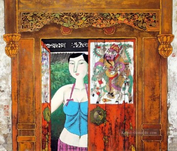 Chinesische Werke - Hu Yongkai Chinesisch Dame 9